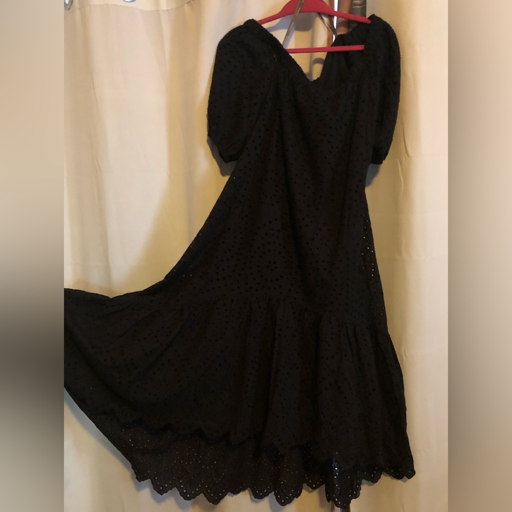 City Chic cotton eyelet dress Witchy Cottagecore